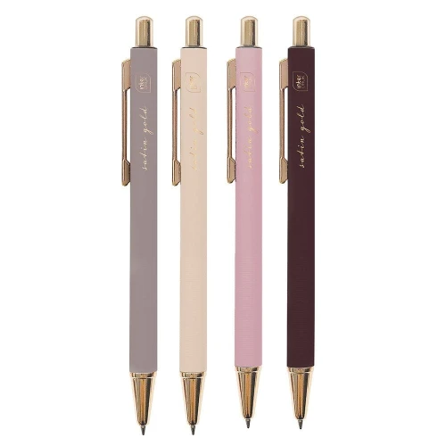 Długopis żelowy Interdruk Satin Gold 0,7mm niebieski 1,0mm (5902277346452)