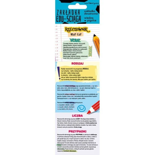 Zakładka do książki Ściąga rzeczowniki Henry (5905701482764)