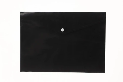 Teczka plastikowa na zatrzask koperta pp na zatrzask 5903242103735 A4 czarny Tetis (BT611-V  czarna)