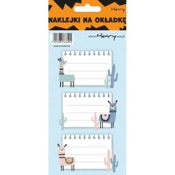 Naklejka na zeszyt lama Henry (5907465666404)