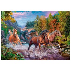 Zestaw kreatywny Flamingo Line Diamentowa mozaika 30x40cm Konie 8 (TBS01393-03)