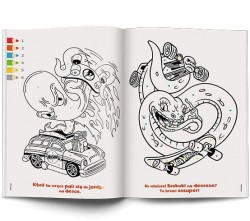Książka dla dzieci Ameet Hot Wheels™. Kolorowanka według kodu (KKO 1601)