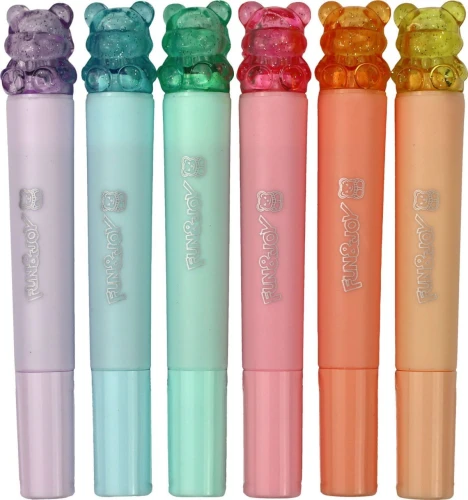 Zakreślacz Fun&amp;Joy, 6 kolorów 1-4mm (FJ01060555)