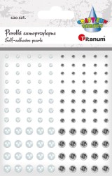 Kryształki Titanum Craft-Fun Series (24CY0324 (white,silver ))