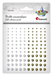 Kryształki Titanum Craft-Fun Series (24CY0324 (white,gold))