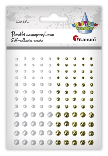 Kryształki Titanum Craft-Fun Series (24CY0324 (white,gold))