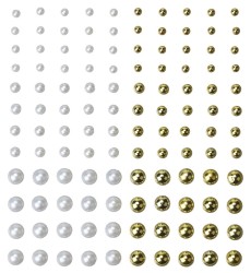 Kryształki Titanum Craft-Fun Series (24CY0324 (white,gold))
