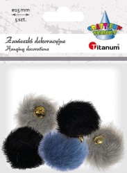 Pompony Titanum Craft-Fun Series zawieszki mix 50 szt (24BR0201-223)
