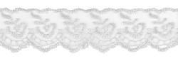 Wstążka Titanum Craft-Fun Series Koronka 38x2 [mm x m] biała (24BR0201-77(W))