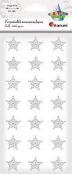 Kryształki Titanum Craft-Fun Series gwiazdki srebrne (24MH03107  (silver color))