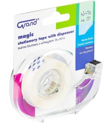 Taśma biurowa Grand magic z dispenserem 18x20 [mm x m] (130-1962)