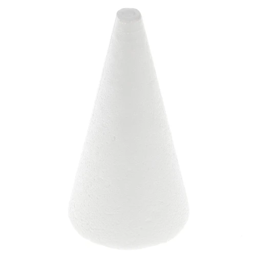 Ozdoba styropianowa stozek styropian 150mm (150)