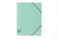 Teczka plastikowa na gumkę A4 zielony Berlingo (352583)