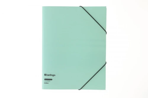 Teczka plastikowa na gumkę A4 zielony Berlingo (352583)