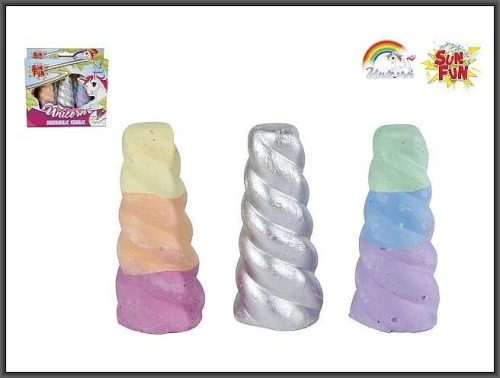 Kreda Hipo róg jednorożca 3szt. 8cm kolor: mix 3 szt (720771)