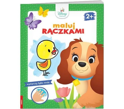 Książka dla dzieci Ameet Disney Maluch. Maluj Rączkami (MWR 9208)