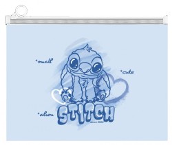 Teczka plastikowa na suwak Stitch A4 mix Beniamin