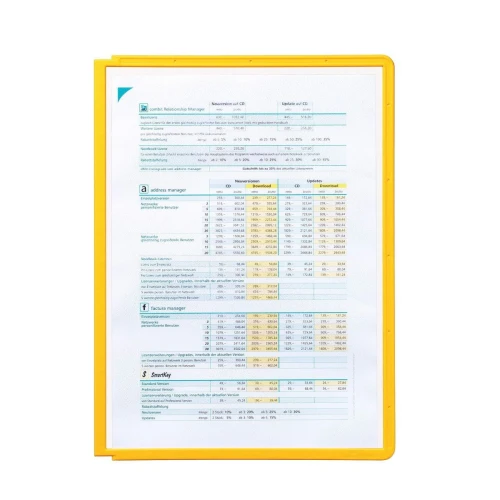 Prezenter Durable żółty A4 (5606-04)