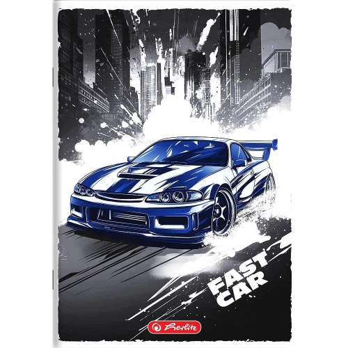 Zeszyt Herlitz Fast Car A5 16k. 70g krata (400196833)