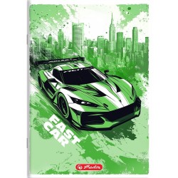 Zeszyt Herlitz Fast Car A5 16k. 70g linia podwójna kolorowa (400196834)