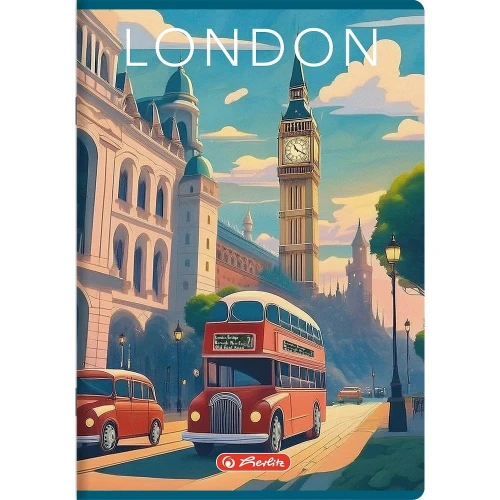 Zeszyt Herlitz Retro City A5 60k. 70g linia (400196846)