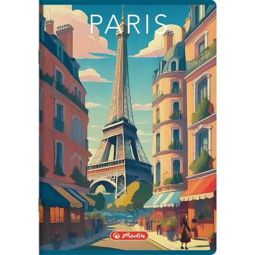 Zeszyt Herlitz Retro City A5 60k. 70g linia (400196846)