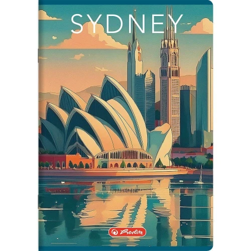 Zeszyt Herlitz Retro City A5 60k. 70g linia (400196846)