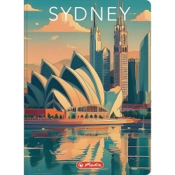 Brulion Herlitz Retro City A5 96k. 70g krata (400196840)