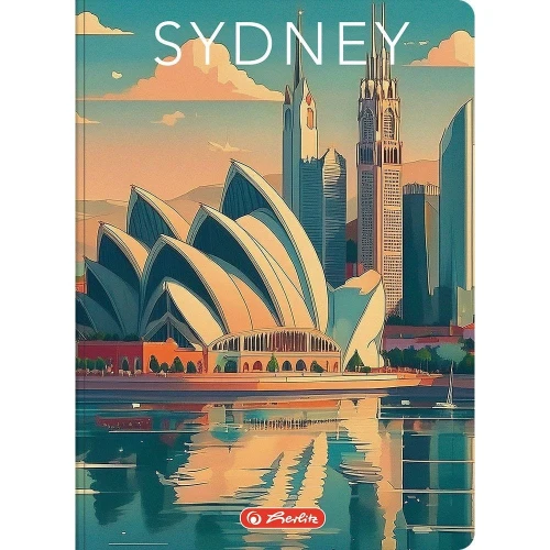 Brulion Herlitz Retro City A5 96k. 70g krata (400196840)