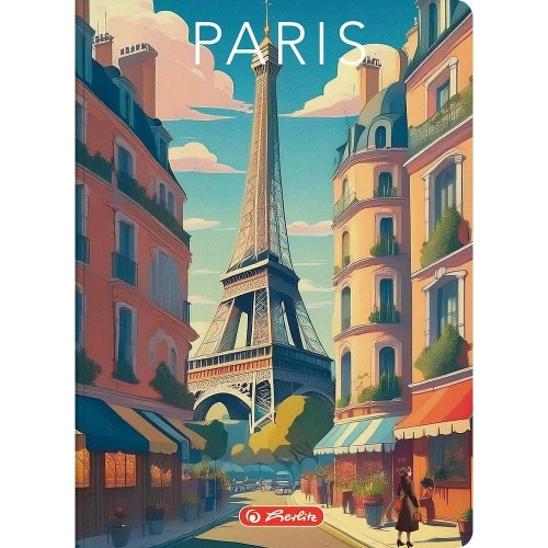 Brulion Herlitz Retro City A5 96k. 70g krata (400196840)