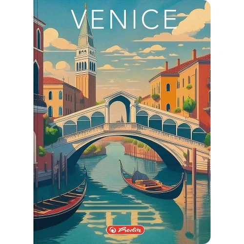 Brulion Herlitz Retro City A5 96k. 70g krata (400196840)