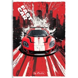 Zeszyt Herlitz Fast Car A5 32k. 70g krata (400196836)