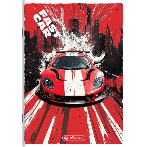 Zeszyt Herlitz Fast Car A5 32k. 70g krata (400196836)
