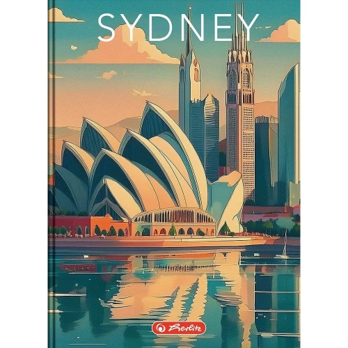 Brulion Herlitz Retro City B5 160k. 70g krata (400196853)