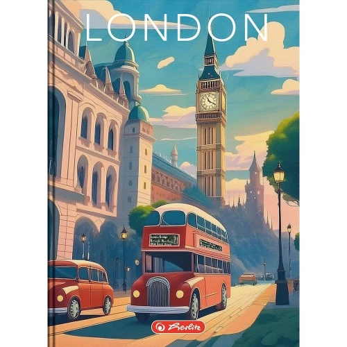 Brulion Herlitz Retro City B5 160k. 70g krata (400196853)