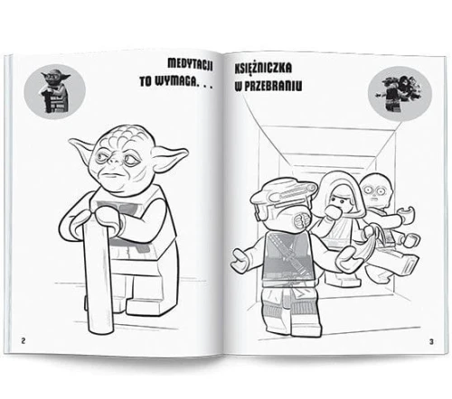 Książka dla dzieci Ameet LEGO® Star Wars™. Kolorowanka z Naklejkami (NA 6303)