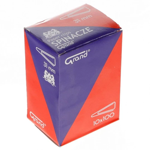 Spinacz trójkątny Grand wycofane 25mm 100 szt