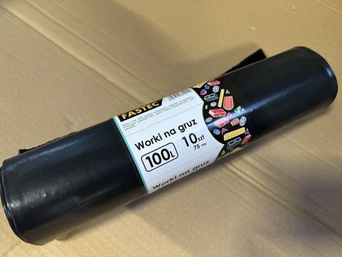 Worek na gruz My Fastec 100l kolor: czarny 100L 10 szt