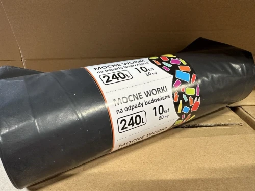 Worek na gruz My Fastec 240l kolor: czarny 240L 10 szt