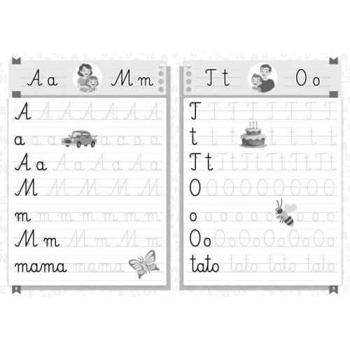 Książka dla dzieci Kaligrafia - ładnie piszę litery i wyrazy