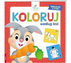 Książka dla dzieci Ameet Disney Maluch. Koloruj Według Linii (COLN 9201)