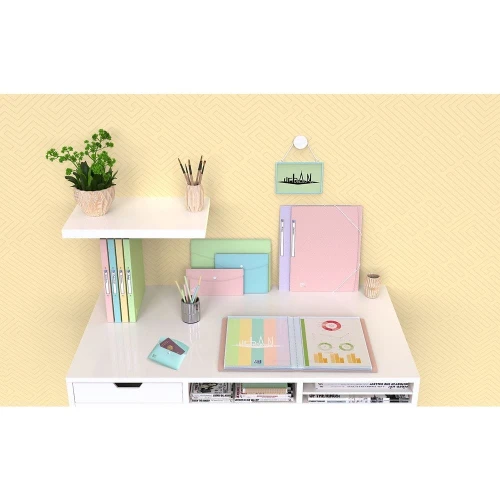 Teczka plastikowa na gumkę Urban pastel A4+ mix 450 mic. Oxford (400187619)