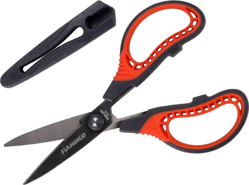 Nożyczki Flamingo z zatyczką na ostrzu 19cm (SH058.02XA)