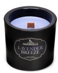 Świeczka ozdobna Pavoncella Classico Lavender Breeze czarna 170g (5905711530431)