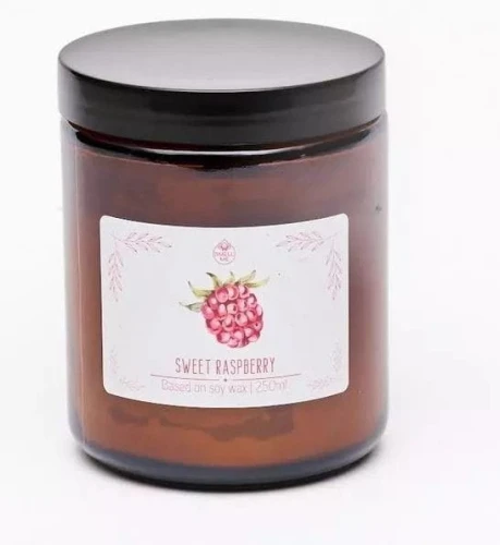 Świeczka ozdobna Pavoncella Smell me Sweet Raspberry 250ml (5906492907276)