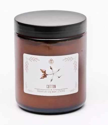Świeczka ozdobna Pavoncella Smell me Cotton 250ml (5906492907399)