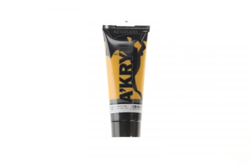 Farba akrylowa Renesans Ugier żółty kolor: Ugier żółty 200ml (12)