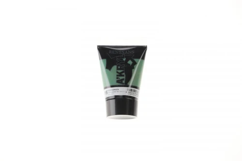Farba akrylowa Renesans Zieleń ciemna kolor: zielony ciemny 100ml (15)
