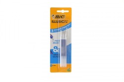 Wkład do długopisu Bic czarny 3sztL 3086123735354, niebieski 0,7mm (516517)