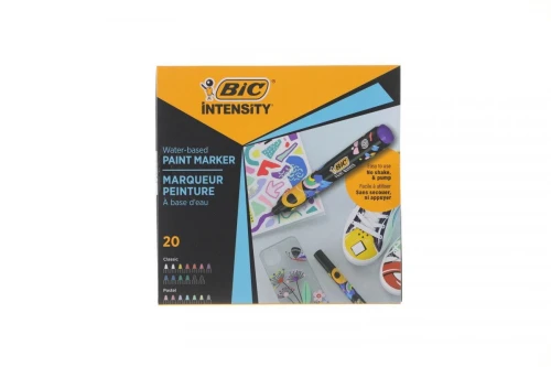 Marker specjalistyczny Bic AKRYLOWE+CLASSIC 20 SZT, mix (527424)